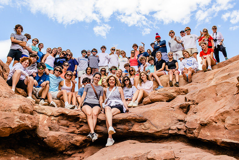 teen tour at the arches national park