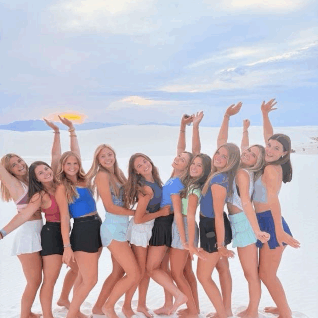 grand western tour girls at the white sands national park