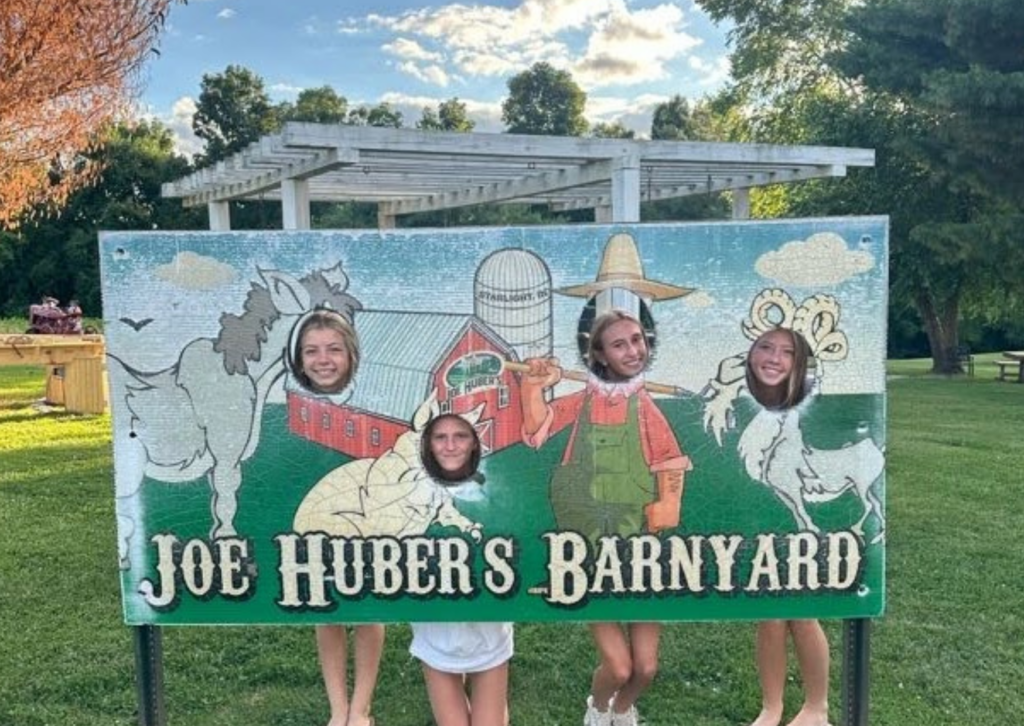 in the faces at joe huber's barnyard